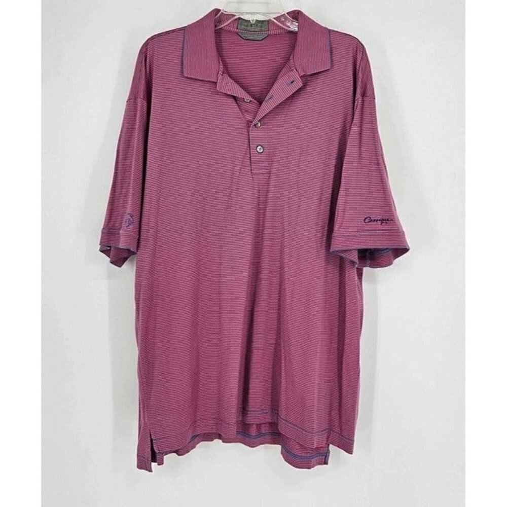 Descente 65/2 Double Mercerized Egyptian Cotton Polo Shirt Size XL